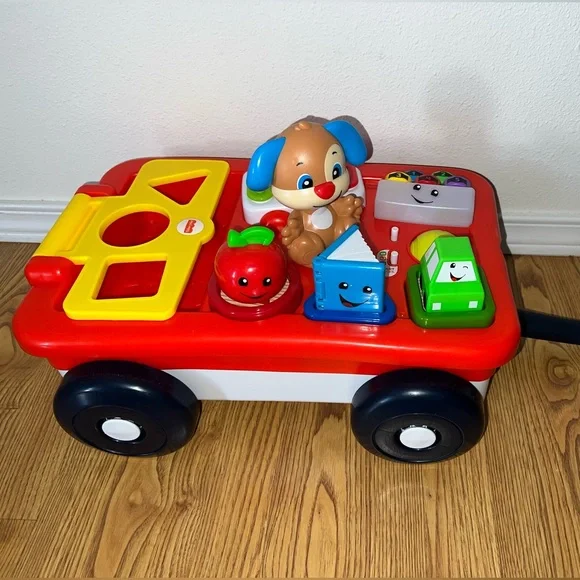Fisher-Price Red and Blue Learning Wagon - Picture 2 of 4